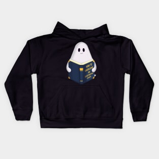 Existential Crisis Book Ghost Kids Hoodie